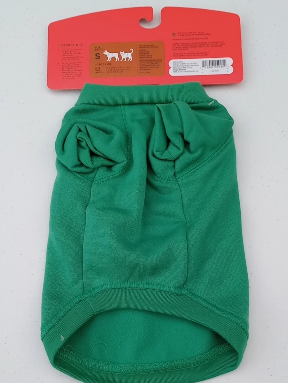 NWT Boots & Barkley Green Pet Sweatshirt with White Snowflake Accent